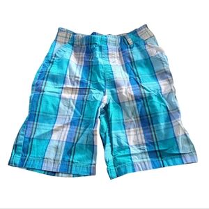 365 Kids From Garanimals Blue Plaid Shorts Size 6.